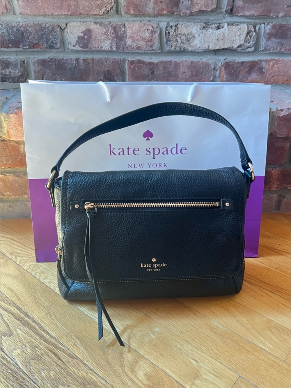 Kate Spade New York Black Leather Small Cobble Hill Toddy Bag - Picture 3 of 15